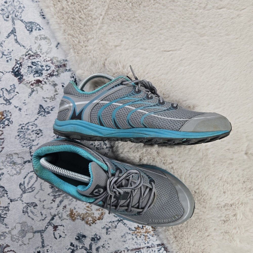 Merrell Women Mix Master Glide Running Shoes J56352 Gray and Blue Women US 9 - Picture 4 of 13